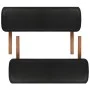 Klappbare Massageliege 2 Zonen, schwarze Holzstruktur von vidaXL, Massageliegen - Ref: Foro24-110077, Preis: 151,84 €, Rabatt: %