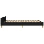Bed frame with black fabric headboard 140x190 cm by vidaXL, Beds and slatted bases - Ref: Foro24-3125294, Price: 222,95 €, Di...