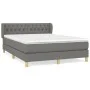 Box spring bed with dark gray fabric mattress 140x200 cm by vidaXL, Beds and slatted bases - Ref: Foro24-3127046, Price: 440,...