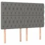 Box spring bed with dark gray fabric mattress 140x200 cm by vidaXL, Beds and slatted bases - Ref: Foro24-3128206, Price: 515,...