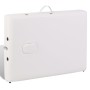 Folding massage table 3 zones cream wood structure by vidaXL, massage tables - Ref: Foro24-110082, Price: 160,29 €, Discount: %