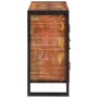 Sideboard con puertas Marrón Madera Recuperada Sólida y Metal