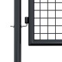Puerta de jardín de malla de acero galvanizado, 100 x 175 cm