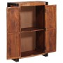 Highboard con Puertas Marrón Madera Recuperada Sólida y Metal