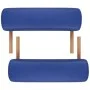 Folding massage table 2 zones blue wooden structure by vidaXL, massage tables - Ref: Foro24-110075, Price: 165,66 €, Discount: %