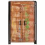 Highboard con Puertas Marrón Madera Recuperada Sólida y Metal