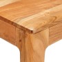 Mesa de Comedor Marrón 110 x 55 x 76 cm Madera de Acacia Sólida