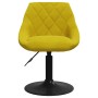 Sillas de comedor giratorias 4 uds terciopelo amarillo mostaza