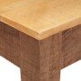 Mesa de Café Marrón 110 x 55 x 40 cm Madera de mango maciza