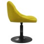 Sillas de comedor giratorias 4 uds terciopelo amarillo mostaza