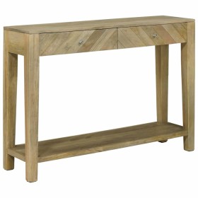 Mesa Consola con cajón Gris natural 110 x 30 x 80 cm