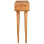 Mesa Consola Marrón 110 x 30 x 80 cm Madera de Acacia Sólida