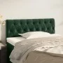 Dark green velvet headboard 90x7x78/88 cm by vidaXL, Headboards and footboards - Ref: Foro24-346323, Price: 53,43 €, Discount: %