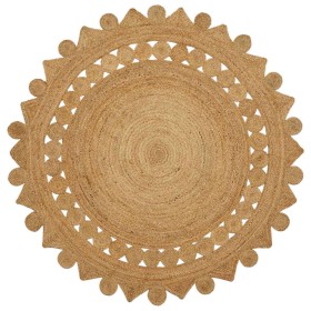 Alfombra Marrón Ø 180 cm yute