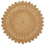 Alfombra Marrón Ø 180 cm yute