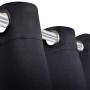 2 cortinas negras oscuras con anillas metálicas, blackout 135 x 245 cm by vidaXL, Curtains and curtains - Ref: Foro24-130369,...