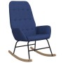 Schaukelstuhl aus blauem Stoff von vidaXL, Schaukelstühle - Ref: Foro24-341257, Preis: 129,05 €, Rabatt: %