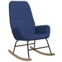 Schaukelstuhl aus blauem Stoff von vidaXL, Schaukelstühle - Ref: Foro24-341257, Preis: 127,24 €, Rabatt: %