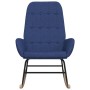 Schaukelstuhl aus blauem Stoff von vidaXL, Schaukelstühle - Ref: Foro24-341257, Preis: 129,05 €, Rabatt: %