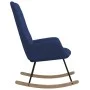 Schaukelstuhl aus blauem Stoff von vidaXL, Schaukelstühle - Ref: Foro24-341257, Preis: 127,24 €, Rabatt: %