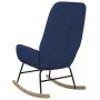 Schaukelstuhl aus blauem Stoff von vidaXL, Schaukelstühle - Ref: Foro24-341257, Preis: 127,24 €, Rabatt: %