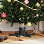 Soporte para Árbol de Navidad Verde 49 x 49 x 15,5 cm Acero en Soportes para árboles de Navidad | Comprar online en Foro24
