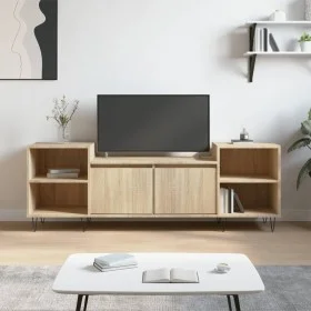 Mueble para TV madera contrachapada roble Sonoma 160x35x55 cm de vidaXL, Muebles TV - Ref: Foro24-831343, Precio: 82,45 €, De...