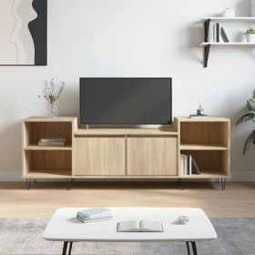 TV-Möbel Sperrholz Sonoma Eiche 160x35x55 cm von vidaXL, TV-Möbel - Ref: Foro24-831343, Preis: 83,44 €, Rabatt: %