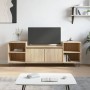 TV-Möbel Sperrholz Sonoma Eiche 160x35x55 cm von vidaXL, TV-Möbel - Ref: Foro24-831343, Preis: 83,44 €, Rabatt: %