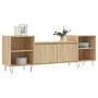 TV-Möbel Sperrholz Sonoma Eiche 160x35x55 cm von vidaXL, TV-Möbel - Ref: Foro24-831343, Preis: 83,44 €, Rabatt: %