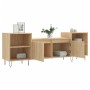 TV-Möbel Sperrholz Sonoma Eiche 160x35x55 cm von vidaXL, TV-Möbel - Ref: Foro24-831343, Preis: 83,44 €, Rabatt: %