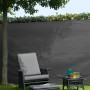 Nature Malla de ocultación de jardín PE gris antracita 1,2x5 m en Paneles de vallas | Comprar online en Foro24