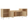 TV-Möbel Sperrholz Sonoma Eiche 160x35x55 cm von vidaXL, TV-Möbel - Ref: Foro24-831343, Preis: 83,44 €, Rabatt: %