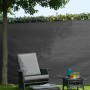 Nature Malla de ocultación de jardín PE gris antracita 1,5x5 m en Paneles de vallas | Comprar online en Foro24