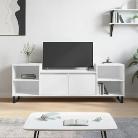 Mueble para TV madera contrachapada blanco 160x35x55 cm de vidaXL, Muebles TV - Ref: Foro24-831348, Precio: 81,08 €, Descuent...