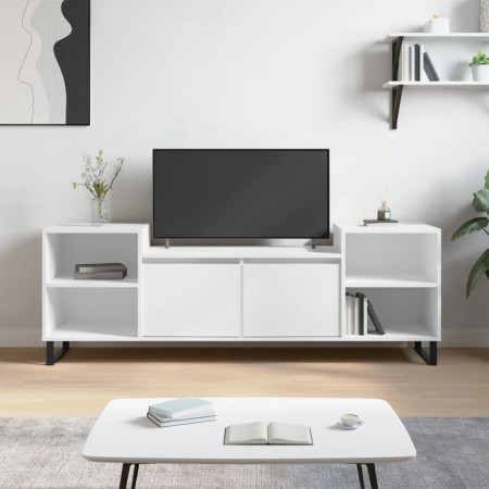 Sperrholz TV-Möbel weiß 160x35x55 cm von vidaXL, TV-Möbel - Ref: Foro24-831348, Preis: 82,49 €, Rabatt: %