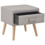 Nachttische 2 Stück 40x35x40 cm grauer Stoff von vidaXL, Nachttische - Ref: Foro24-276378, Preis: 108,23 €, Rabatt: %