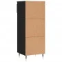 Mueble zapatero madera contrachapada negro 40x36x105 cm de vidaXL, Zapateros y organizadores de calzado - Ref: Foro24-831453,...