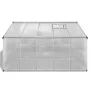 Verstärktes Aluminium-Gewächshaus mit Grundstruktur 7,55 m² von vidaXL, Gewächshäuser - Ref: Foro24-41319, Preis: 702,94 €, R...