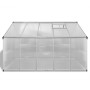 Verstärktes Aluminium-Gewächshaus mit Grundstruktur 7,55 m² von vidaXL, Gewächshäuser - Ref: Foro24-41319, Preis: 715,59 €, R...