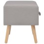 Nachttische 2 Stück 40x35x40 cm grauer Stoff von vidaXL, Nachttische - Ref: Foro24-276378, Preis: 108,23 €, Rabatt: %