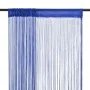 Cortinas de flecos 2 piezas 100x250 cm azul de vidaXL, Cortinas y visillos - Ref: Foro24-132406, Precio: 16,69 €, Descuento: %