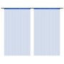 Cortinas de flecos 2 piezas 100x250 cm azul de vidaXL, Cortinas y visillos - Ref: Foro24-132406, Precio: 21,13 €, Descuento: %