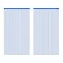 Cortinas de flecos 2 piezas 100x250 cm azul de vidaXL, Cortinas y visillos - Ref: Foro24-132406, Precio: 16,69 €, Descuento: %