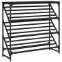 Engineered wood shoe cabinet in black, 90x30x85 cm by vidaXL, Shoe racks and shoe organizers - Ref: Foro24-833428, Price: 59,...