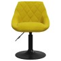 Sillas de comedor giratorias 6 uds terciopelo amarillo mostaza