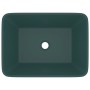 Luxury dark green matte ceramic sink 41x30x12 cm by vidaXL, Sinks - Ref: Foro24-147047, Price: 75,76 €, Discount: %