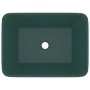 Luxury dark green matte ceramic sink 41x30x12 cm by vidaXL, Sinks - Ref: Foro24-147047, Price: 74,32 €, Discount: %