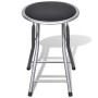 Klappbare Küchenhocker 4 Einheiten Kunstleder von vidaXL, Klapphocker und Stühle - Ref: Foro24-241033, Preis: 74,39 €, Rabatt: %