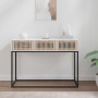 Konsolentisch Eisen und Sperrholz weiß 105x30x75 cm von vidaXL, Seitentische - Ref: Foro24-352106, Preis: 89,32 €, Rabatt: %